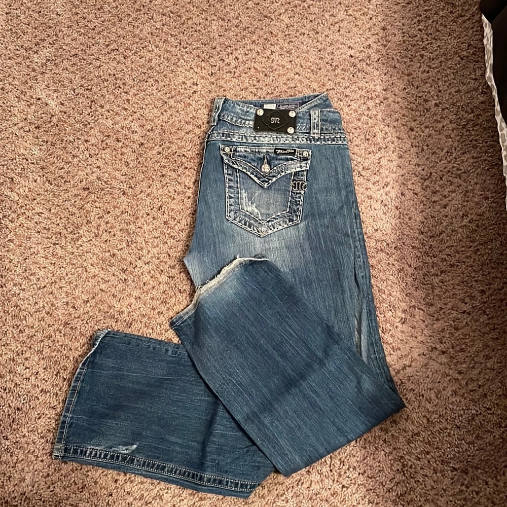 Size 34 boot cut miss me jeans